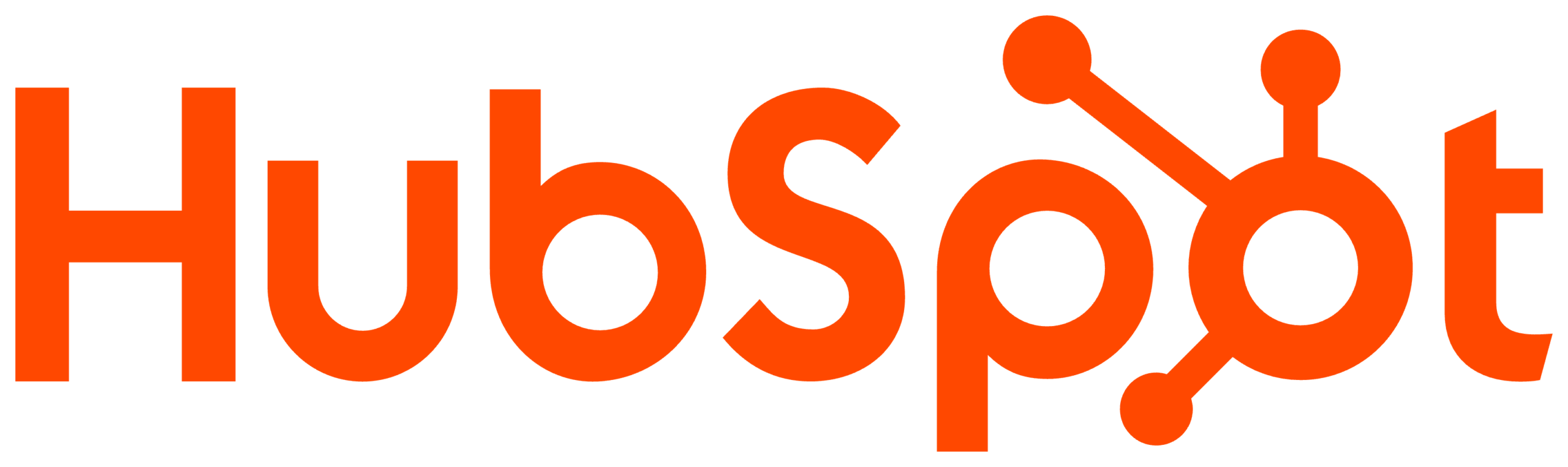 HubSpot logo, the brand wordmark shown on its own
