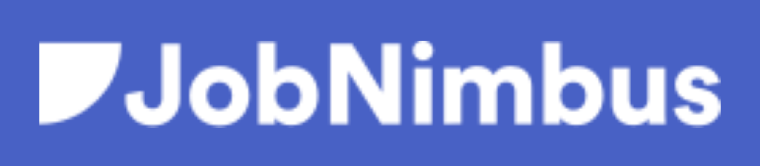 JobNimbus logo, the brand wordmark shown on its own