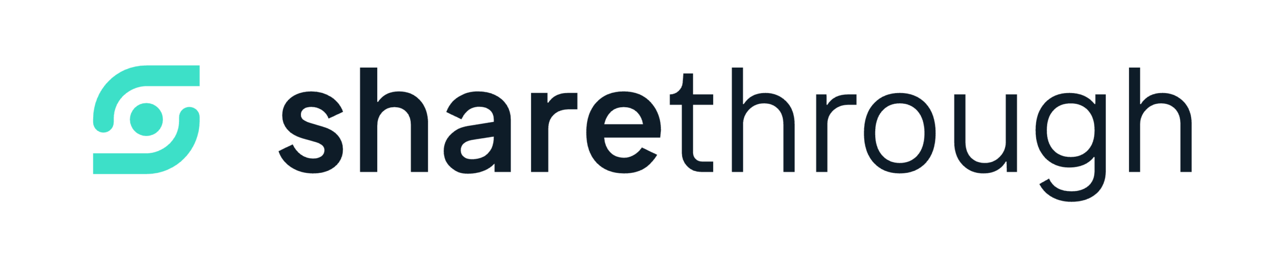 Sharethrough logo wordmark shown on a plain background at the head of the Sharethrough section in this guide to Taboola Ads